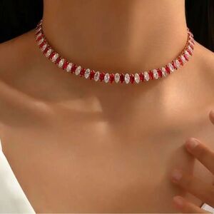 Diamond choker necklace S833
